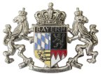 Anstecker Pin Bayern Bayern Wappen mit 2 Löwen zum Anstecken an Hut, Weste, Trachtenkleidung